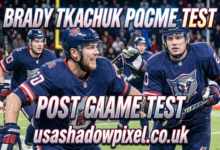 brady tkachuk post game test