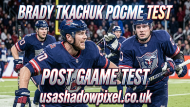 brady tkachuk post game test