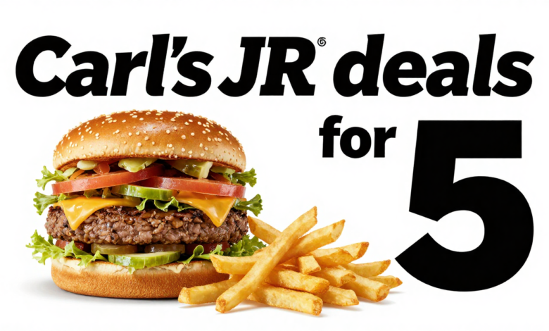 carl's jr deals 2 for $5