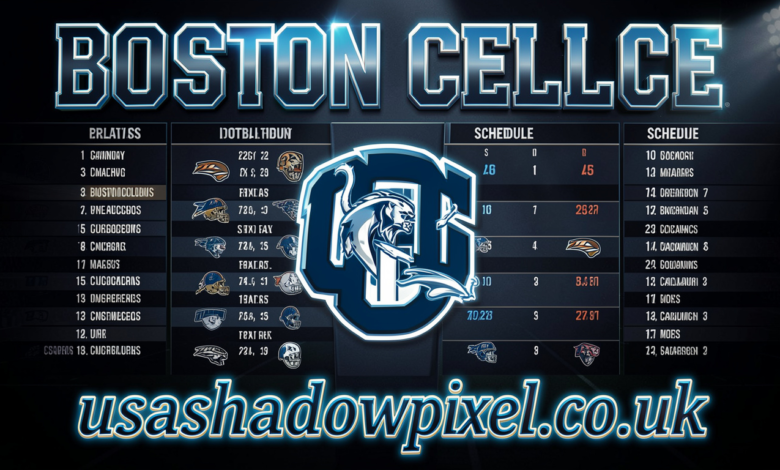 boston college football schedule