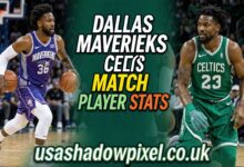 dallas mavericks vs celtics match player stats