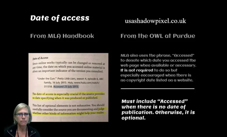 How to Do MLA Format Date
