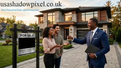 Black Diamondreal Estate Agent Branding Ideas