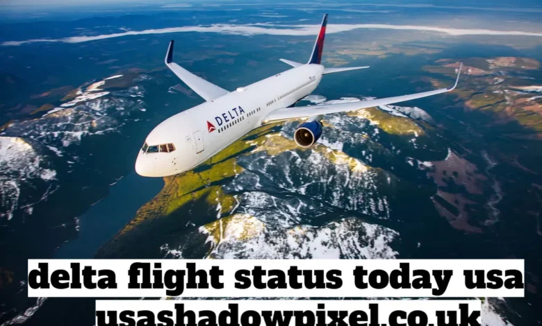 delta flight status today usa
